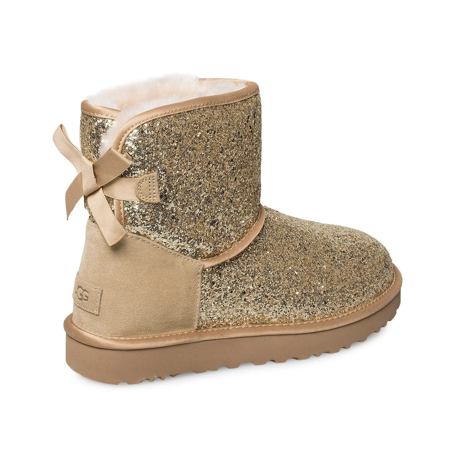 UGG Classic Mini Bow Cosmos Gold Boots - Women's