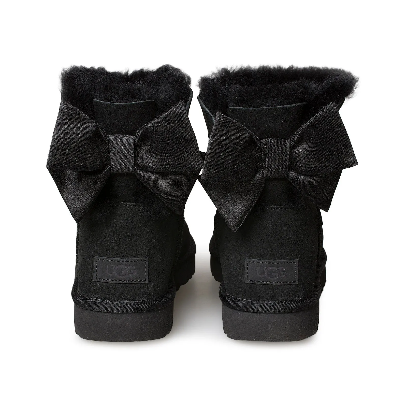 UGG Mini Bailey Bow II Glam Black Boots - Women's