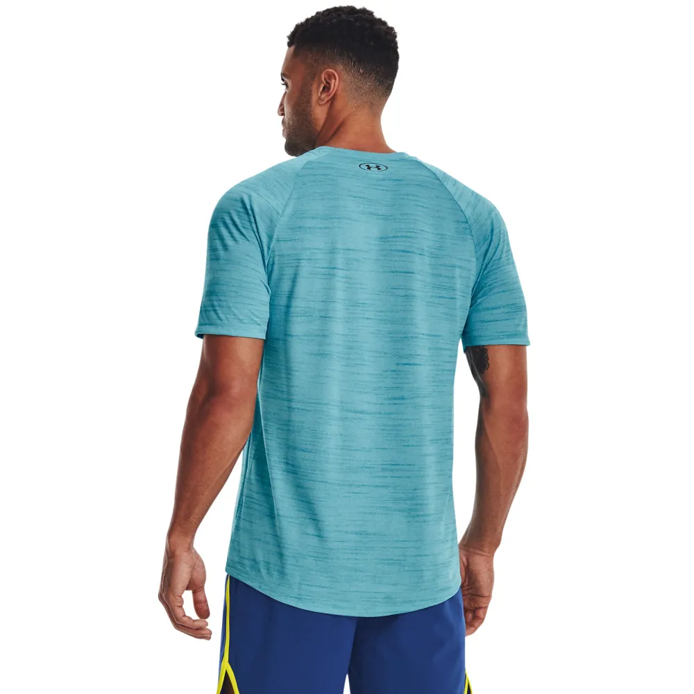 'Under Armour' Men's Tech2.0 Tiger T-Shirt - Glacier Blue