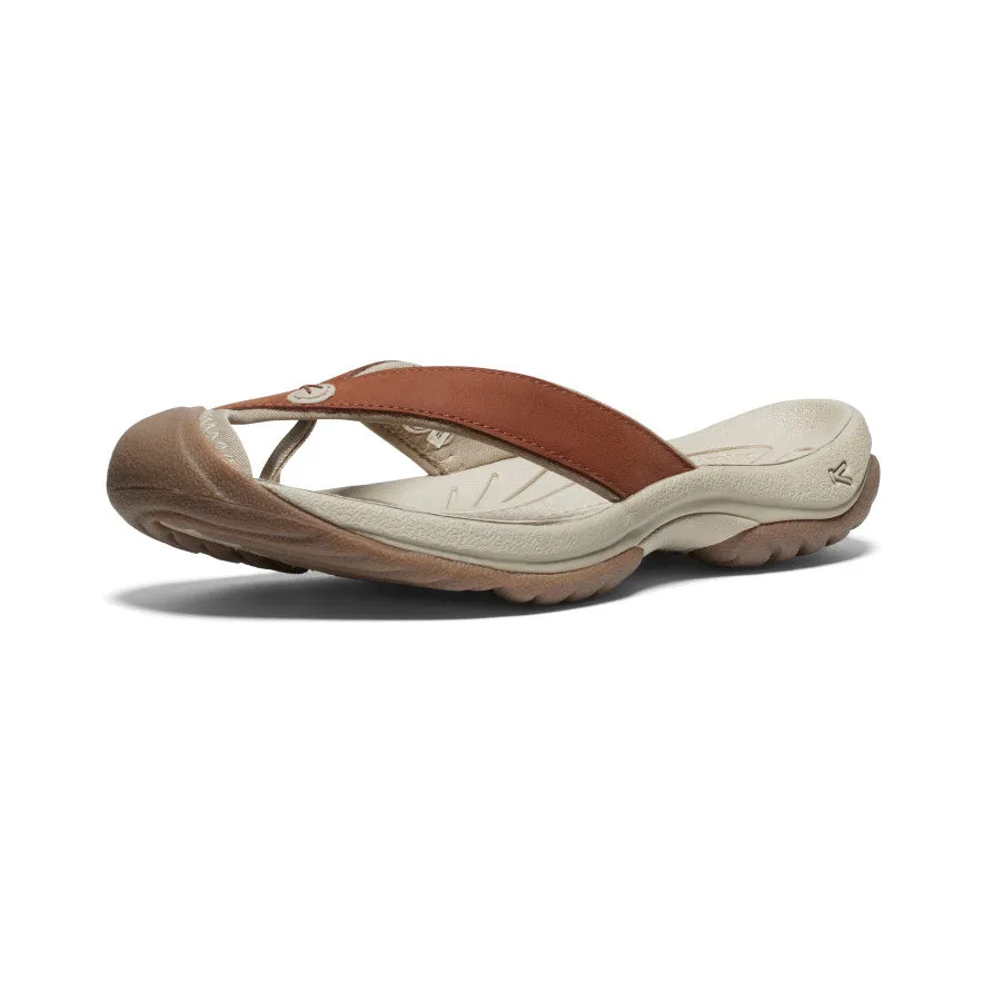 Women's Waimea Leather Flip-Flop  |  Sorrel Horse/Plaza Taupe