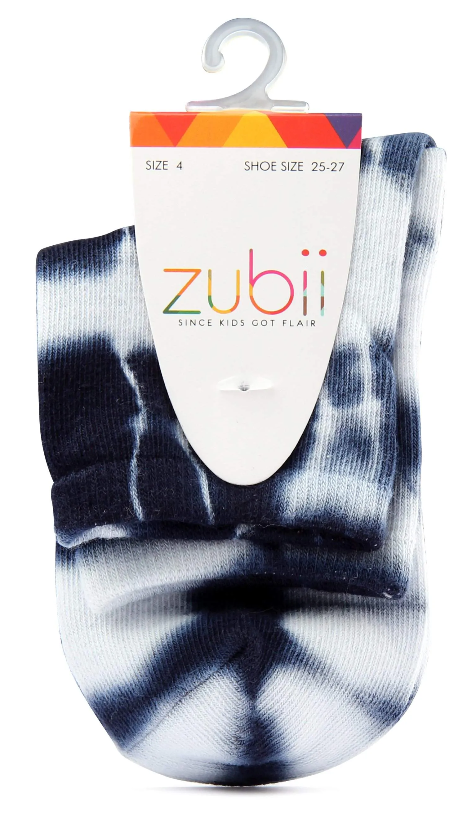 Zubii Rectangle Tie-Dye Kids Socks Style: 711